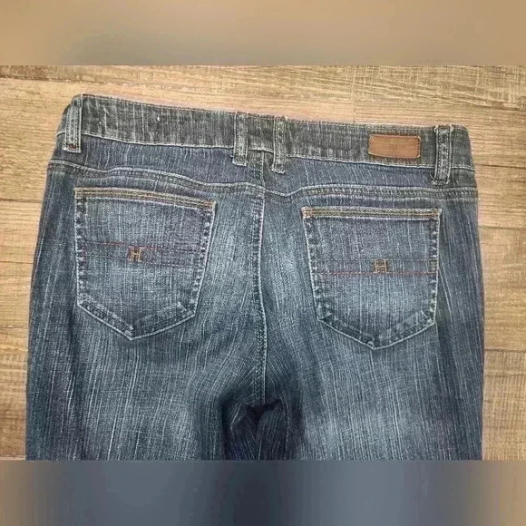 Tommy Hilfiger Women's American Freedom Modern Rise Bootcut Blue Jeans Size 10 - Picture 6 of 6